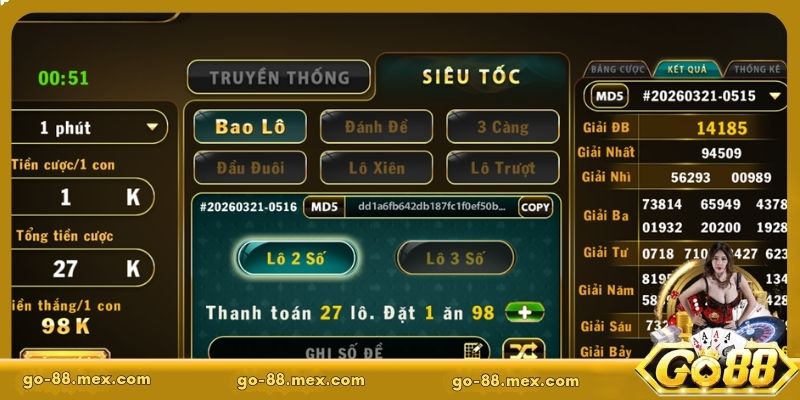 Bí quyết chơi lô đề siêu tốc tại Go88 hiệu quả