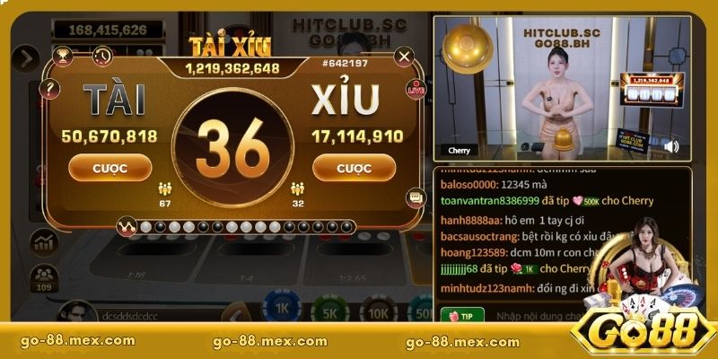 Các phiên bản của trò chơi Tài Xỉu Go88 online