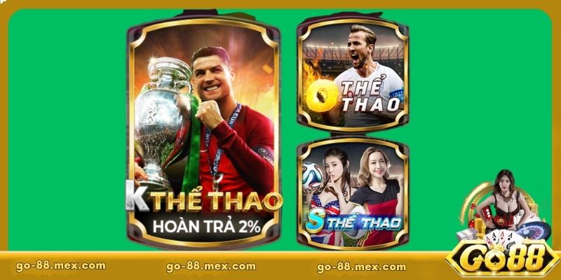 Cập nhật sảnh thể thao nổi bật tại cổng game Go88