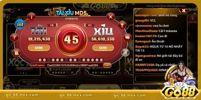 Những thế mạnh khi tham gia game Tài Xỉu Go88 trực tuyến