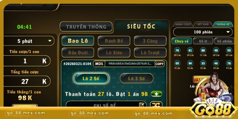 Quy tắc tham gia lô đề siêu tốc Go88 dễ hiểu